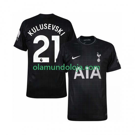 Camisola Tottenham Hotspur Kulusevski 21 Homem Equipamento Segundo 2025-2026 Manga Curta